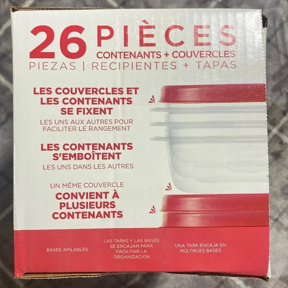 Rubbermaid Set, Tupperware 26 Piece set! New! - Picture 3 of 3